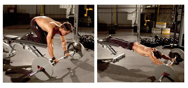 Barbell Rollout from Bench