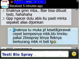Biospray Testimoni 2