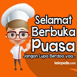 kumpulan dp bbm lucu selamat berbuka puasa