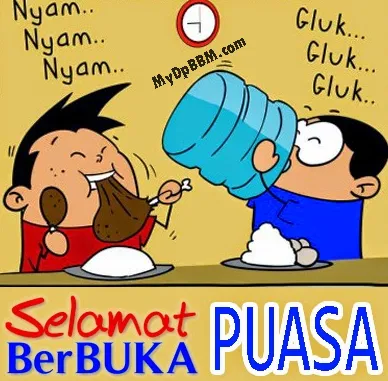 dp bbm bahasa inggris selamat berbuka puasa