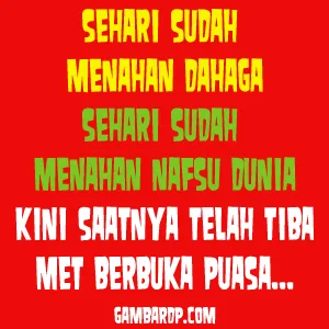 dp bbm saatnya berbuka puasa