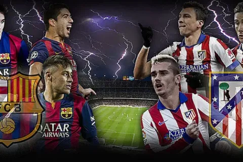 Hasil Barcelona VS Atletico Madrid Skor Liga Champions Tadi Malam
