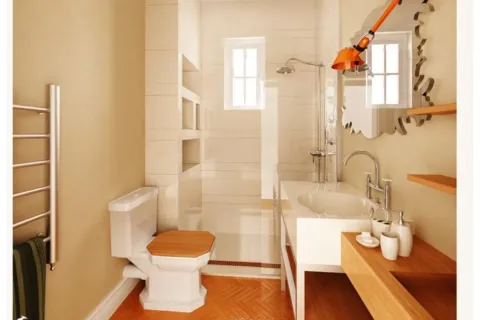 Desain Kamar Mandi Mungil Yang Nyaman dan Menarik3