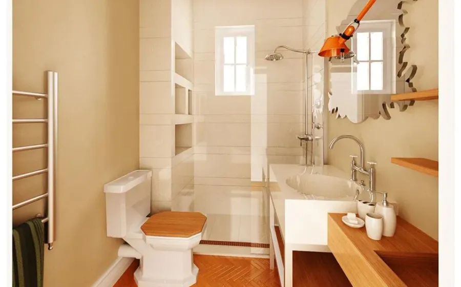 Desain Kamar Mandi Mungil Yang Nyaman dan Menarik3