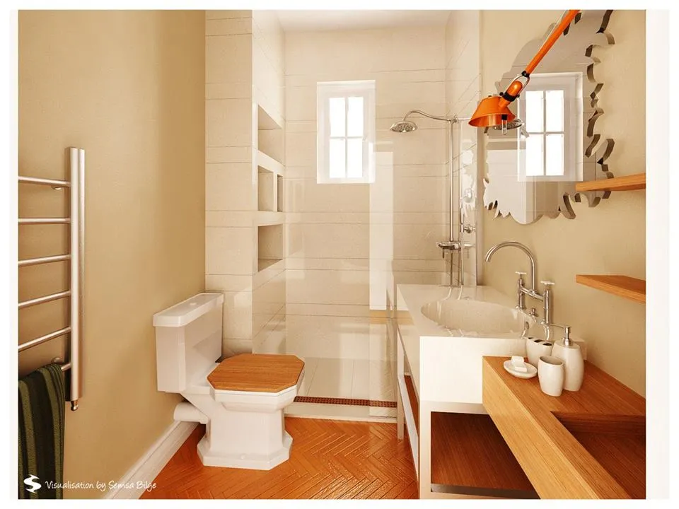 Desain Kamar Mandi Mungil Yang Nyaman dan Menarik3