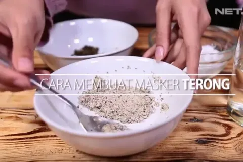 Cara Membuat Masker Terong
