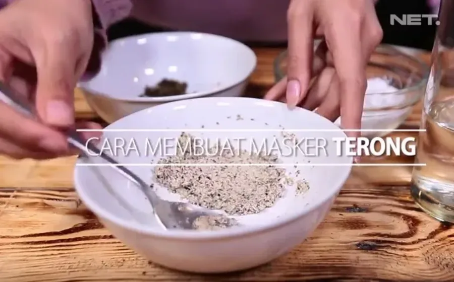 Cara Membuat Masker Terong