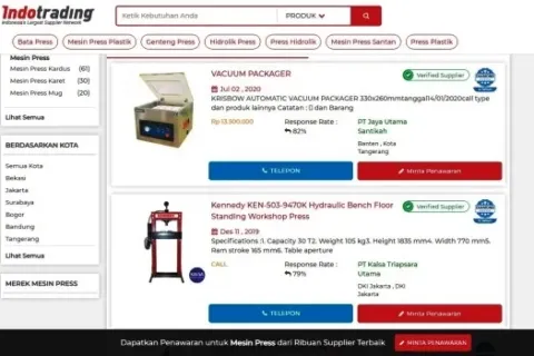 Cara Memilih Mesin Press yang Benar
