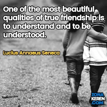 Gambar Caption Kata Bijak Bahasa Inggris Awal Bulan Persahabatan Friendship Quotes Arti Terjemahan Lucius Annaeus Seneca