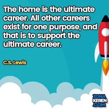 Gambar Caption Kata Bijak Karir Bahasa Inggris Career Quotes Arti Terjemahan CS Lewis