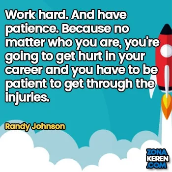 Gambar Caption Kata Bijak Karir Bahasa Inggris Career Quotes Arti Terjemahan Randy Johnson