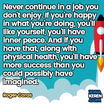 Gambar Caption Kata Bijak Karir Bahasa Inggris Career Quotes Arti Terjemahan Roger Caras