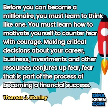 Gambar Caption Kata Bijak Karir Bahasa Inggris Career Quotes Arti Terjemahan Thomas J Stanley