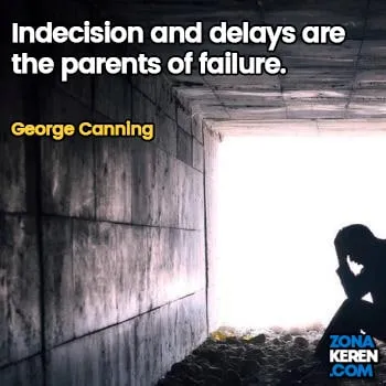 Gambar Caption Kata Bijak Kegagalan Bahasa Inggris Failure Quotes Arti Terjemahan George Canning
