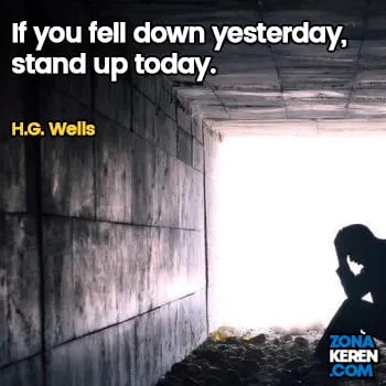 Gambar Caption Kata Bijak Kegagalan Bahasa Inggris Failure Quotes Arti Terjemahan HG Wells
