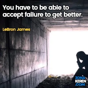 Gambar Caption Kata Bijak Kegagalan Bahasa Inggris Failure Quotes Arti Terjemahan LeBron James