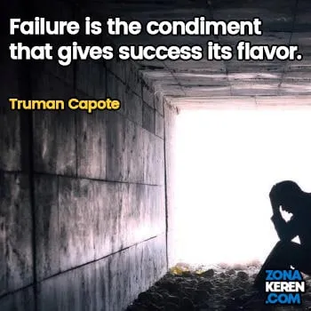 Gambar Caption Kata Bijak Kegagalan Bahasa Inggris Failure Quotes Arti Terjemahan Truman Capote