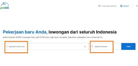 Mencari Lowongan Kerja di Jooble