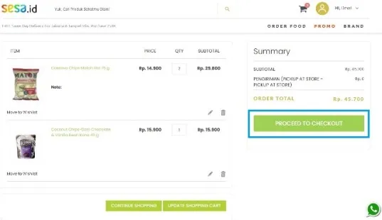Pengalaman Belanja di SESA (6)