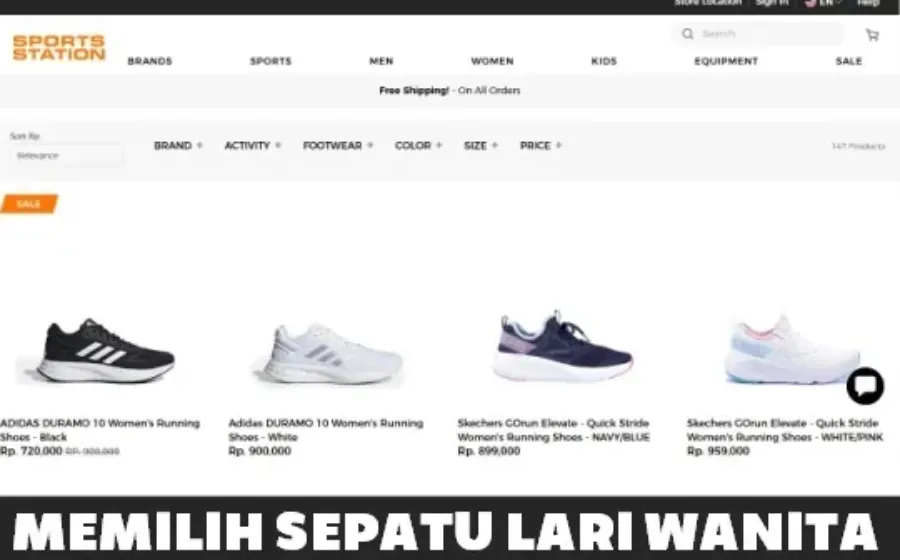 Tips Memilih Sepatu Lari Wanita agar Nyaman dan Sesuai Kebutuhan