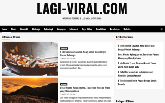 Blog yang Penuh dengan Konten Bermanfaat