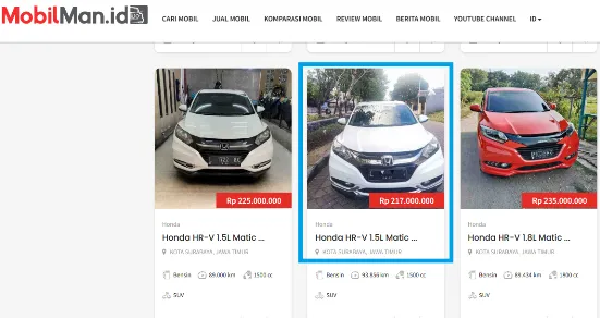 Pilih Mobil Bekas di MobilMan