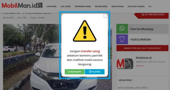 Selesaikan Transaksi dengan Penjual Mobil Bekas di MobilMan