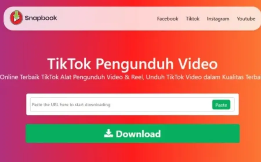 SnapBook.id Mengunduh Video TikTok dengan Kemudahan dan Kualitas Terbaik