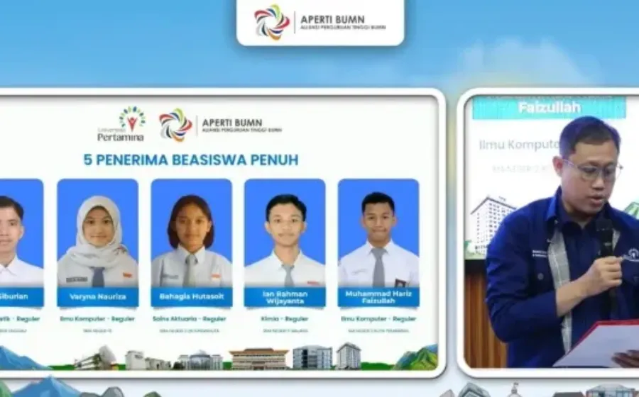 Universitas Pertamina Sambut 15 Talenta Muda lewat Beasiswa APERTI BUMN 2026