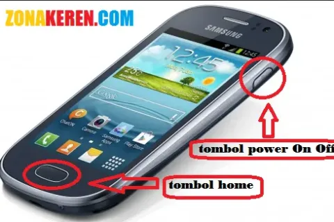 Cara Mengambil ScreenShot Layar HP Android Galaxy Fame